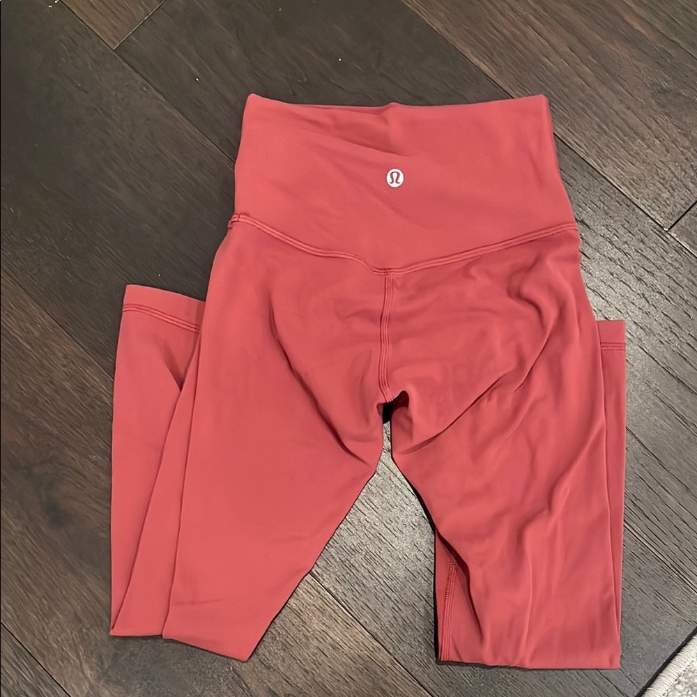 Lululemon Maroon High-Rise Align Leggings